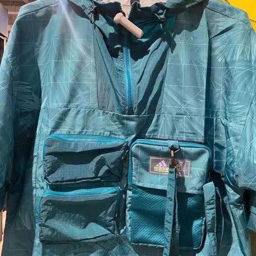 阿迪达斯 （adidas）夏季连帽男运动休闲速干舒适短袖夹克HE9928原699 HE9928 A_S