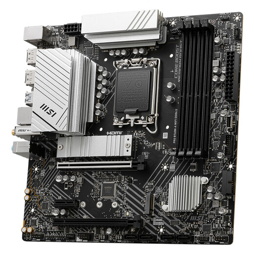 MSI PRO B760M-A WIFI DDR4 II PC motherboard Support CPU 13600KF/12600KF/14600KF (Intel B760/LGA 1700)
