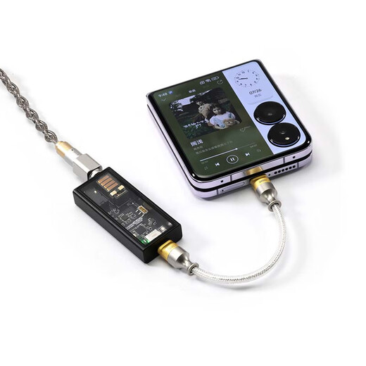 DdHiFi TC05 M2 Dual Type-C One-way OTG Decoding Headphone Amplifier Small Tail Audio Data Upgrade Cable Rechargeable TC05 M2 (50CM)