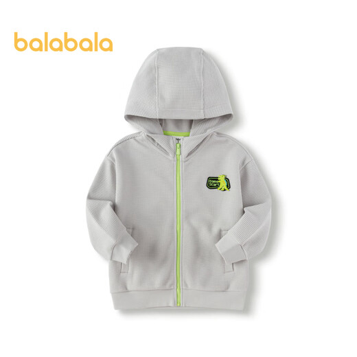 BALABALA Kinderbekleidung Jacke für Kinder Top 2025 Spring Kapuze Waffel Modetrend 209125105102