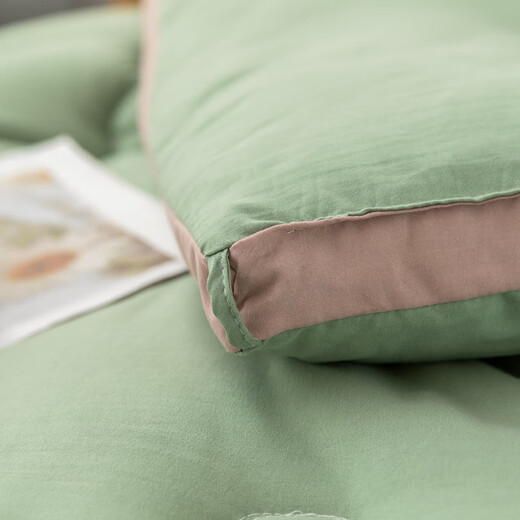 Yalu Home Textile Class A soybean fiber quilt in winter quilt thickened 10 Jin [Jin equals 0.5 kg] Double winter quilt single person 6 Jin [Jin equals 0.5 kg] Space quilt Miya-green [A maternal and infant grade soy protein] 200x230cm10 Jin [Jin equals 0.5 kg] Thickened winter quilt