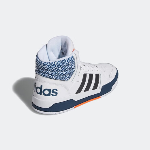 Adidas casual shoes men's shoes 2025 new summer sports shoes NEO high top versatile student shoes FY6621 GY0723 black, white and blue 42.5
