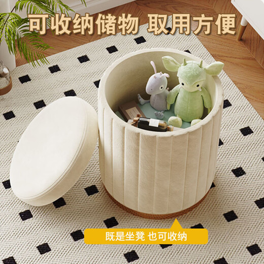 Anya makeup stool light luxury round stool chair internet celebrity storage sofa stool dressing table stool makeup chair small storage model