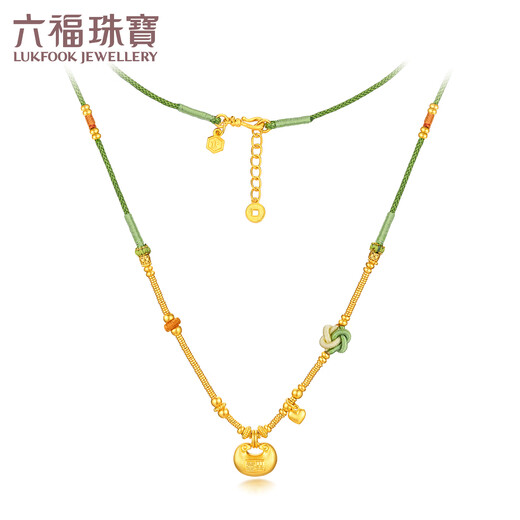 Люфу ювелирные украшения серии реликвий Fuman Gold xiaopang fu bao crushed gold колье набор колье G13tbgn0001 9,75 грамма (включая стоимость рабочей силы 1365 юаней)