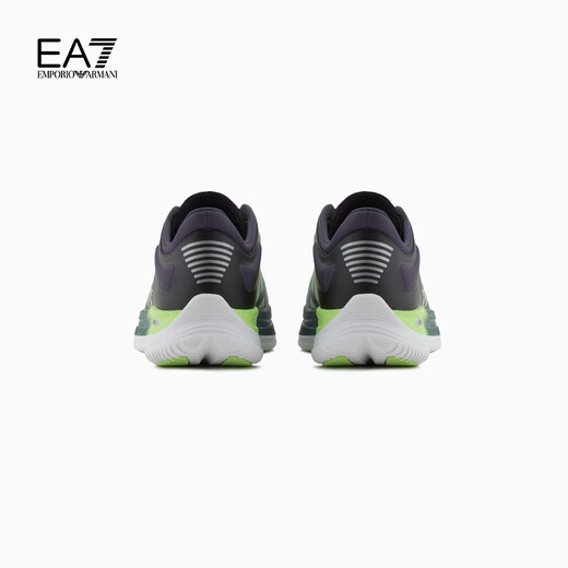 EMPORIO ARMANI/阿玛尼官方旗舰EA7/新款男女情侣款跑步运动休闲鞋2025夏季 R983-黑色/草绿色 40