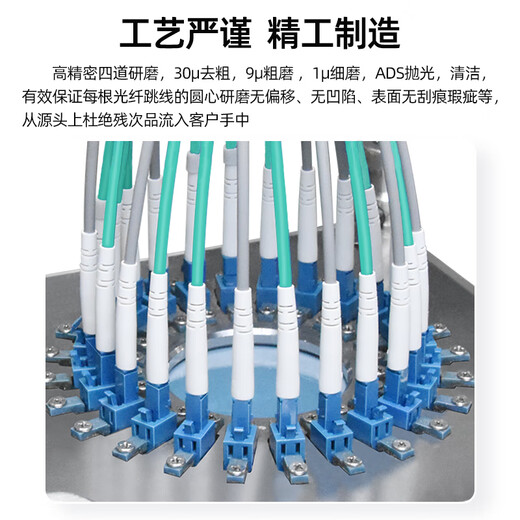 Youpulian 10 Gigabit armored multimode fiber jumper dual core/4 core/6 core/8 core LC-lc OM3 tail fiber optical module fiber optic cable anti-bite and pull LAN optical brazing 10 Gigabit armored multimode dual core LC-LC (connectors can be customized) 3 meters