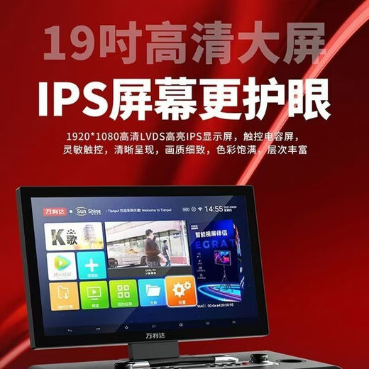 万利达（malata）万利达M9730视频蓝牙显示屏广场音响户外音箱移动卡拉一体机家用 万利达M+9730+两冲电话筒 大礼包+支加+拉杆包