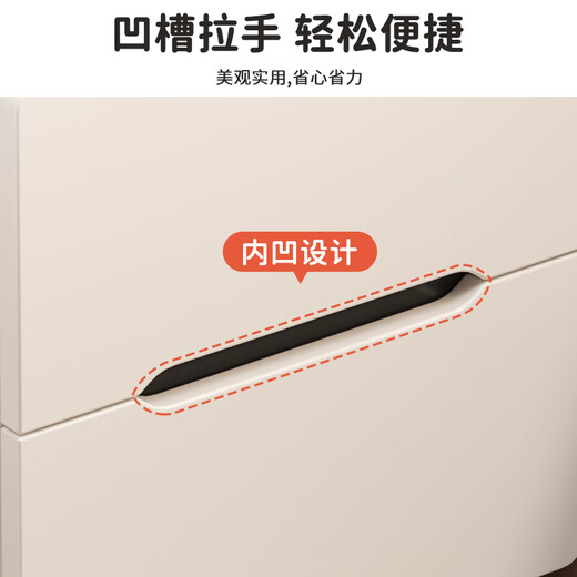 Shanshan wood art bedside table bedroom small storage cabinet modern simple white bedside storage internet celebrity fashion bedside cabinet