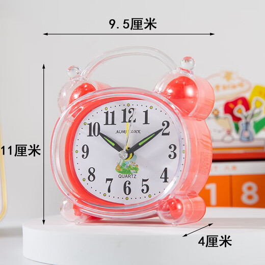 Clima de alarma Estudiantes Simples despertador despertador niño y niña lindo escritorio de escritorio artefacto 2024 despertador pequeño 6626 azul batería seca