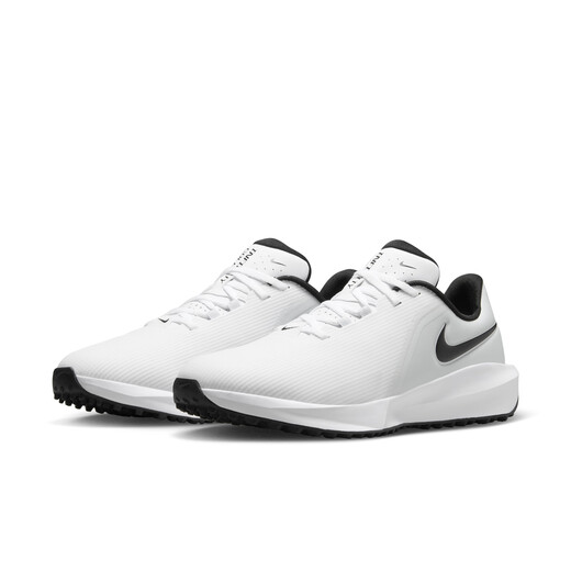 耐克（NIKE）官方INFINITY G男女高尔夫球鞋夏季情侣轻便运动FN0555 100白/黑/白金色 42.5
