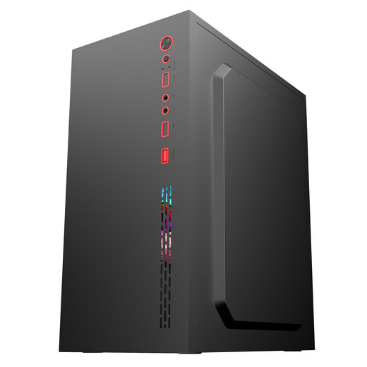 EVESKY积至（EVESKY）灵悦迷你小机箱办公家用电脑机箱（拉丝面板/M-ATX小主板/背线/USB2.0) 刺客