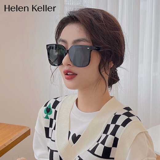 Helen Keller sunglasses polarized sunglasses for men and women large frame slimming sunglasses for couples H2207H01