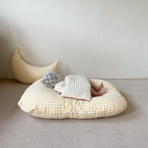 Nordic INS newborn bionic bed, safe imitation womb bed, crib, baby bed in bed, brown, doll not included, other x complete set x other structure