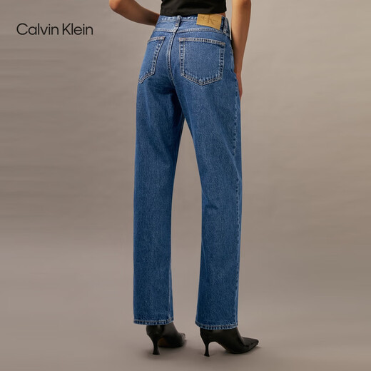 Calvin Kleinjeans [Réplica 90 Serie] Four Seasons C-Cotton Retro Classic Jeans Straight Jeans 40WL795 E5D-Denim Blue 26