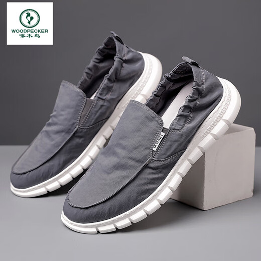 Specht alter Peking-Stoffschuhe Männer ein Fuß faule Bohnenschuhe Männer Sommer neu atmungsaktiv