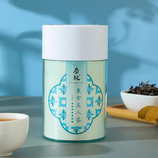 炭纪（teagraphy）乌龙茶珍藏级东方美人中国台湾原装进口特级37.5g罐装礼盒送礼