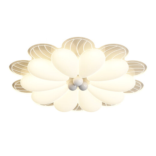 
Chumeng master bedroom lamp cream style simple modern creative light luxury Nordic 2025 new warm full spectrum ceiling light YH826 acrylic + white + full spectrum + 56W three-color light change