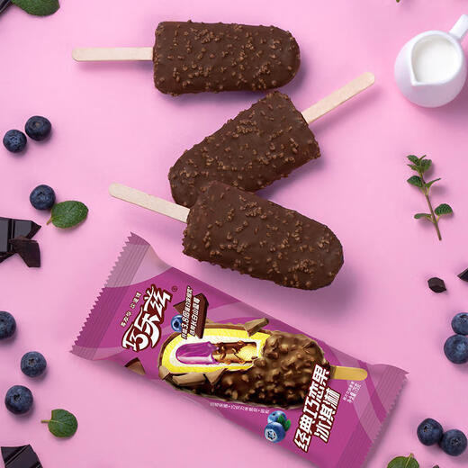 Yili (YILI) 30 pieces of Yili Qiaolezi ice cream crispy sticks Qiaolian fruity milk stick crispy ice cream ice cream cold drink wholesale Qiailezi crispy sticks 30 pieces