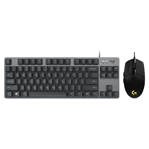 罗技（Logitech）K835有线机械键盘 游戏办公商务外设 TTC轴 84键 K835+G102黑色+长鼠标垫 【青轴】