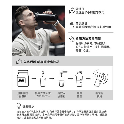 肌肉科技（MUSCLETECH）白金乳清蛋白粉健身增肌粉分离为主5磅牛奶巧克力味北美进口