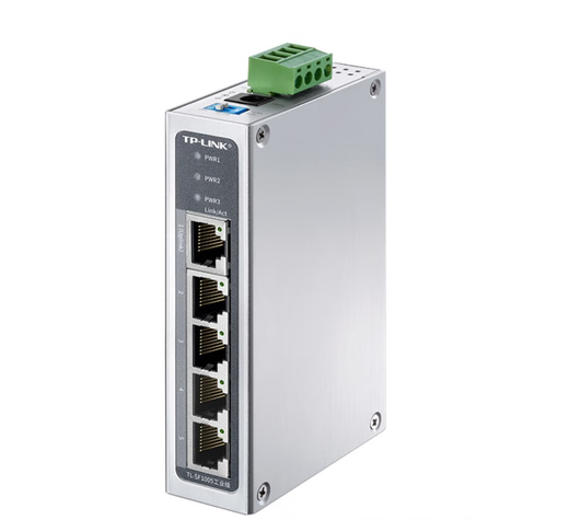 科技工业级交换机百兆千兆以太网络5口8口24口光 TL-P12200A(12V/2A普通工业交换
