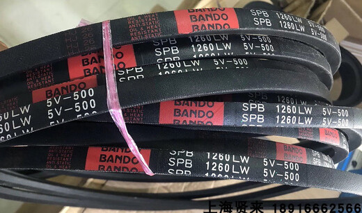 OEMG进口日本阪东BANDO三角皮带SPB3800LW坂东高速防油窄V型带5V-1500 SPB 3550 LW 5V-1400