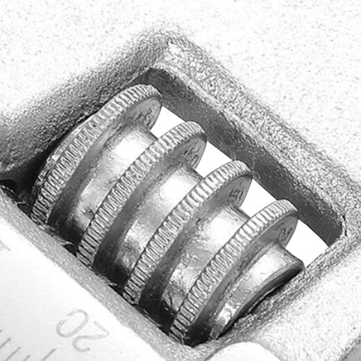 Paola adjustable wrench 8 inches chrome-plated adjustable spanner large opening bathroom adjustable wrench 6619