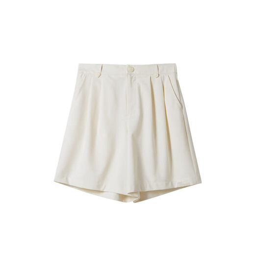 Inman (Inman) Vielseitige Freizeithosen für Frauen im Frühjahr und Sommer bequeme hohe Taille, die Hüften bedecken, damit sie schlanke A-Line-Shorts-Hosen mit leichten Duftapricot 30 aussehen lassen 30
