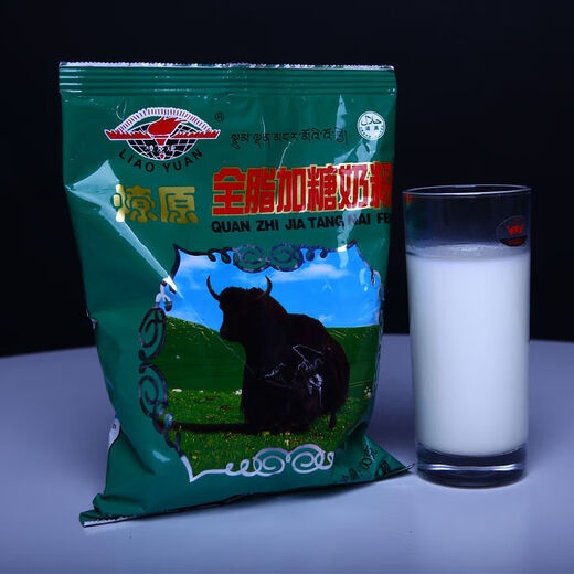 Liaoyuan (LIAOYUAN) Halal Liaoyuan full-fat yak milk powder with sugar for teenagers, middle-aged and elderly adults milk powder students 400g bag full-fat milk powder 1 bag
