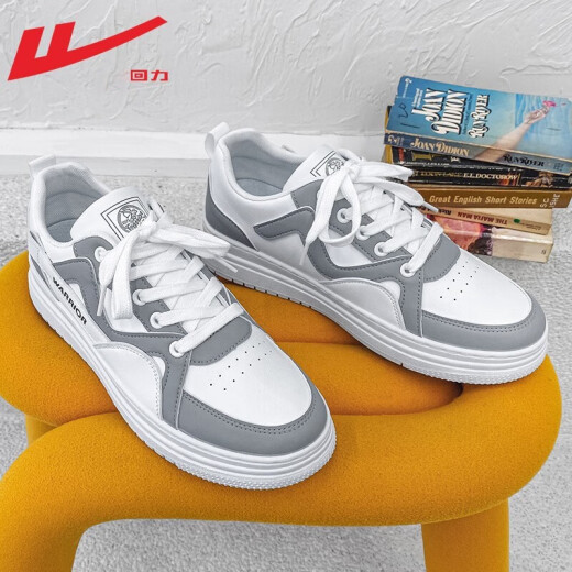 Huili zapatos para hombres zapatos casuales hombres de primavera y verano zapatos skateboard zapatos de skate altura para hombres que mejoran los zapatos deportivos de los hombres en la altura de los hombres hombres blancos [decoración del borde plateado] 42