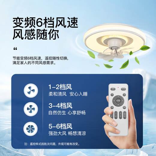 - Fan lights Smart bedroom ceiling fan lights lamps living room dining room modern simple ceiling lights fan lights 9904-B Galaxy white-96W Aurora-360 Shake