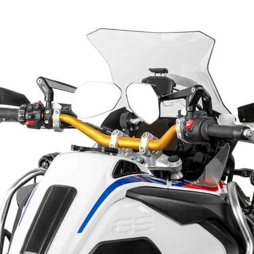 Lobo-Radieschen Motorrad ROM2 FALTING HINGERVIEWSPEIRSEL MODIFIED ALUMINUM-Legierung Anti-Falling-Rückwärtsspiegel großer Spiegel Schwarzes Falten Rückspiegel 683 Zubehörtasche
