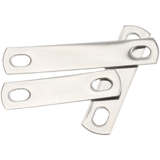 Guwanji U-shaped card baffle tube card baffle square gasket tube clamp screw bolt baffle M6x20 [10 pieces]