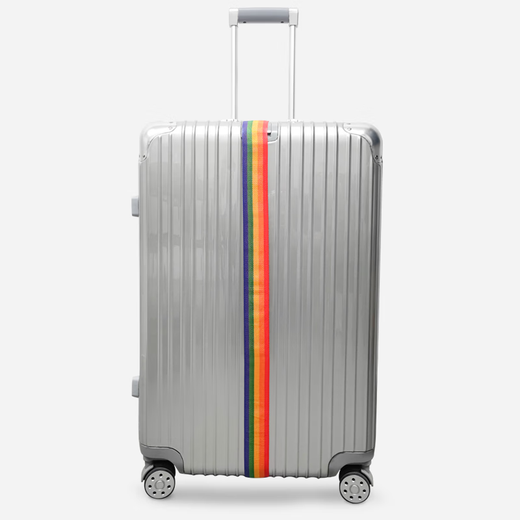 FancyFree ein Zeilen Regenbogenverpackungsgurtkoffer mit Gepäck mit Reiseschachtel Bündelband Regenbogen Farbschloss-frei 5*165