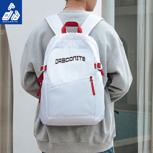 
DRACONITE trendy brand versatile couple style schoolbags for college students simple casual backpacks for boys large capacity travel sports bags for women pink 11975 default