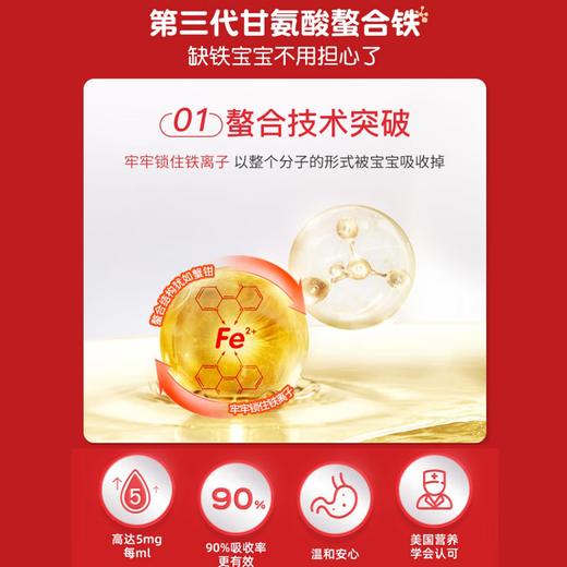 Diqiao Fruit and Vegetable Iron Gel Candy Baby Children 0-3 years old Iron Invitrogen Iron Reagents Can I use Iron and Blood to Improve Anemia Products 5 Boxes 22.8g