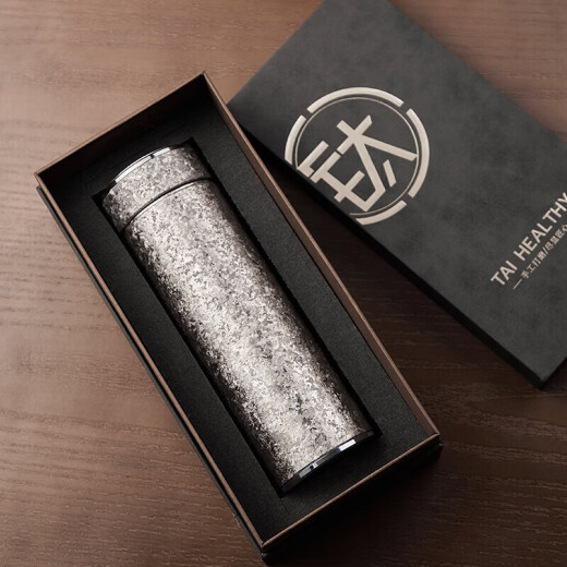 艾曼格（IMOGY）节日礼物纯钛保温杯男士高端商务泡茶杯车载大容量高颜值焖茶水杯