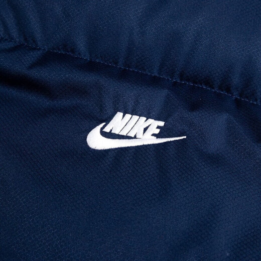 耐克（NIKE）棉服男装秋季新款户外跑步服防风保暖马甲背心外套 FB7374-410藏青蓝 XL