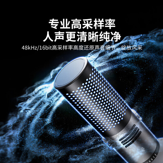 Riksoin computer desktop microphone usb game anchor e-sports live recording microphone noise reduction mobile phone desktop notebook radio microphone karaoke wired condenser microphone professional game condenser microphone plug and play + bright vocals