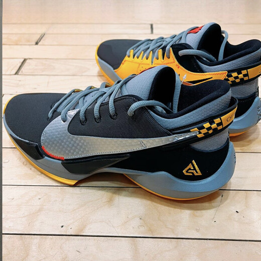 耐克（NIKE）Zoom Freak 2  EP 字母哥2代 白水泥缓震防滑男子实 DC9854-300绿橙 41