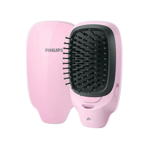 Philips Portable Negative Ion Hairdressing Comb Straightening Comb Pocket Carry Massage Comb Campus Home Travel Gift Girlfriend BHN368 Powder Bulk