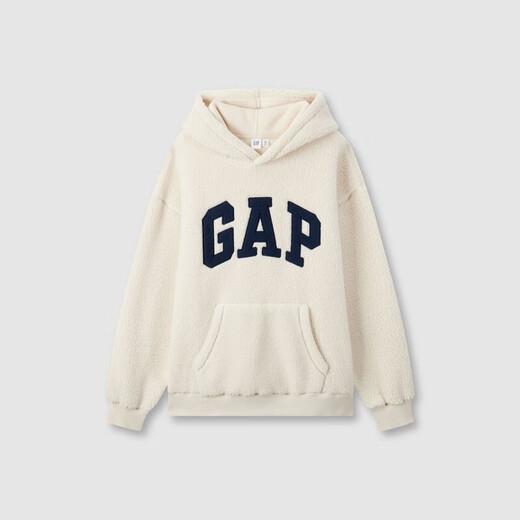 Мужская и женская осенне-зимняя спортивная утолщенная толстовка из шерпа с имитацией логотипа и буквенным логотипом Gap, с капюшоном 609050