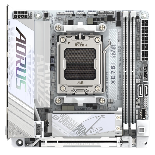 
Gigabyte X870itx ICE mini ice sculpture with AMD R9 9900X 9950X/R7 9800X3D 9700X 7800X3D/R5 7500F motherboard CPU set New R5 9600X [6 cores 12 threads] original box