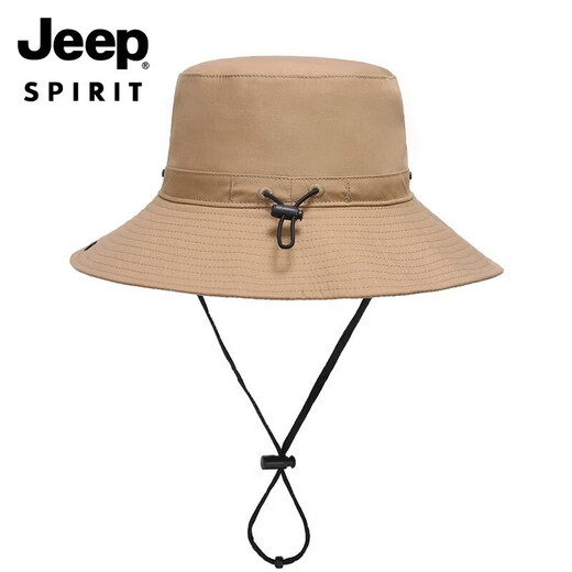 Jeep (JEEP) hat men's big brim fashionable versatile fisherman hat men and women universal fishing hat outdoor mountaineering A0389