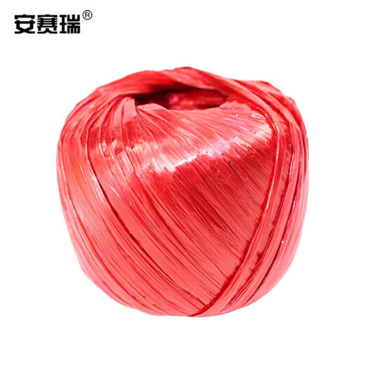 安赛瑞 塑料捆扎绳 仓库搬家打包绳 1卷 150g 红色 EA200456