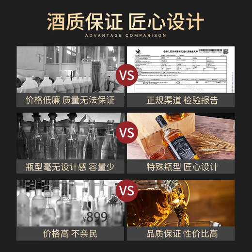 莎堡皇威士忌洋酒可乐桶调酒基酒洋酒套装组合烈酒套装洋酒700ml 【整箱实惠】12瓶装