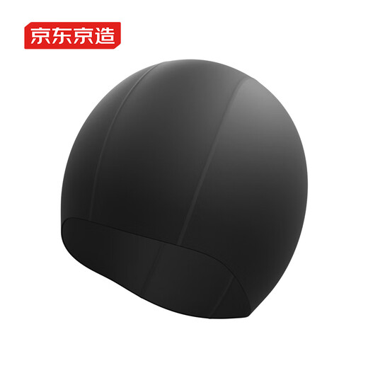 Made in Tokyo, swimming caps for men and women with long hair, comfortable fabric swimming caps, fashionable ear protection, non-stick hair swimming caps, black