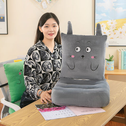 Yingzhu'er's new one-piece seat cushion, office sedentary chair cushion, heightening student butt cushion, extra thick one-piece seat cushion, anti-slip cushion - My Neighbor Totoro Ordinary Style (1.65 meters or more)
