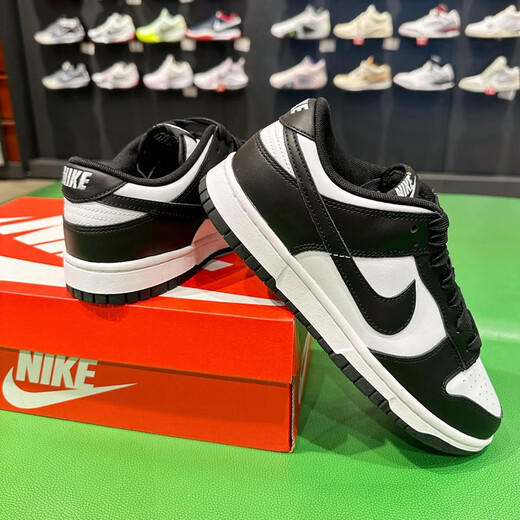 
Nike (NIKE) men's shoes Dunk Low women's shoes black and white panda low top casual retro sling shoes DD1391-100 DD1391-100 men's style 38