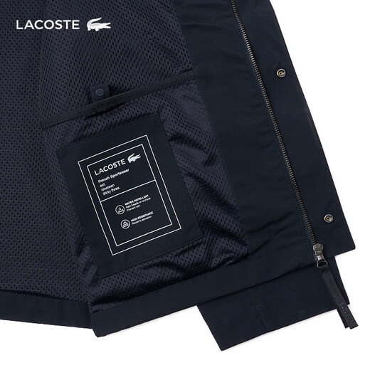 LACOSTE French crocodile men's fashion versatile solid color lapel basic casual jacket | BH1171 HDE/Yuanfeng Blue M /L 180 52
